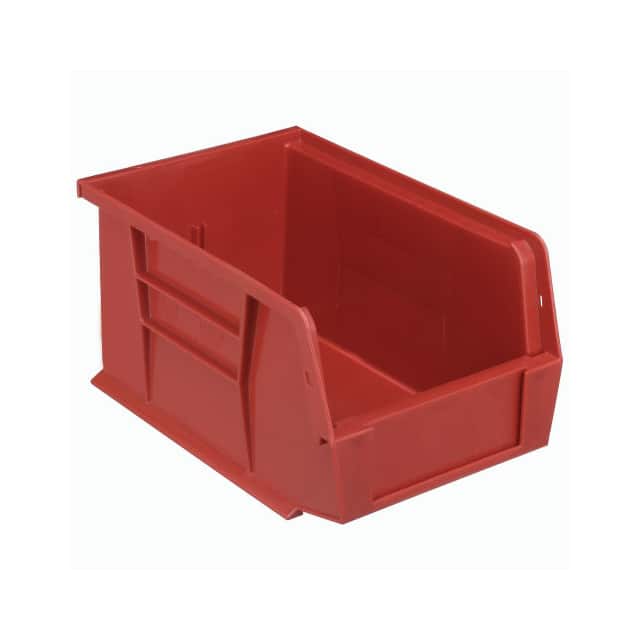 QUS221RD QUS221 PLASTIC STORAGE BIN, 6 X