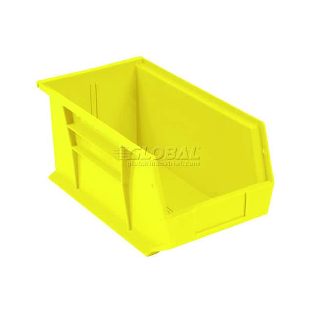 QUS234YL PLASTIC STORAGE BIN, 5-1/2 X 14-
