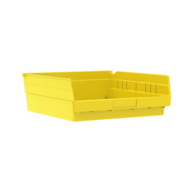 30170YELLO PLASTIC SHELF BIN, 11-1/8"W X 11