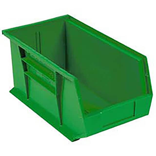 QUS234GN PLASTIC STACKING BIN 5-1/2 X 14-