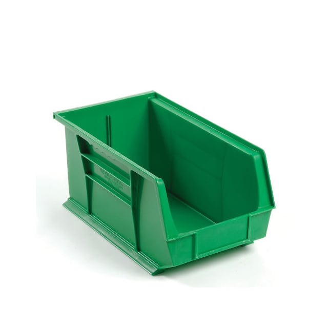 QUS240GN PLASTIC STACKABLE BIN 8-1/4 X 14