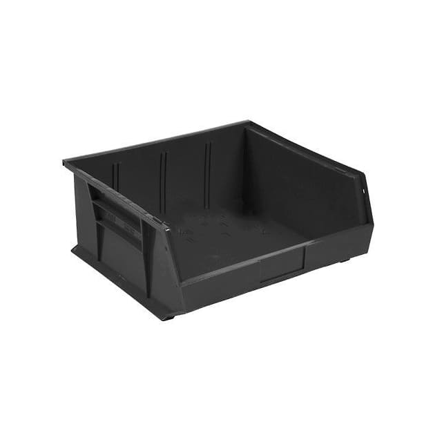 QUS235BK PLASTIC STACKING BIN 11 X 10-7/8