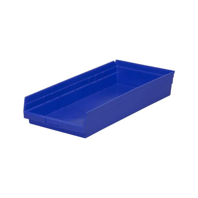 30178BLUE PLASTIC SHELF BIN, NESTABLE, 11-
