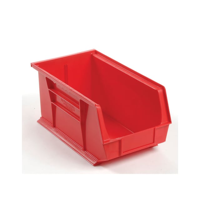 QUS240RD PLASTIC STORAGE BIN, SMALL PARTS