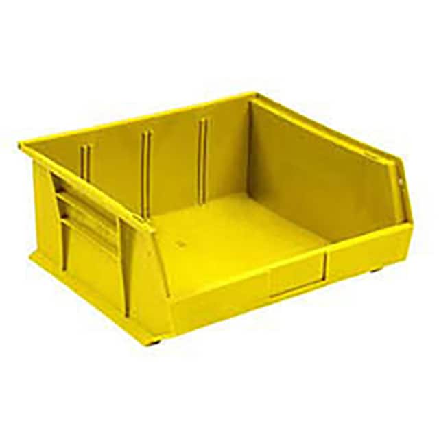 QUS235YL PLASTIC STACKING BIN 11 X 10-7/8