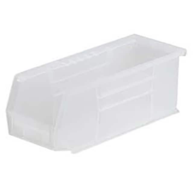30224SCLAR PLASTIC STACKING BIN, 4-1/8"W X