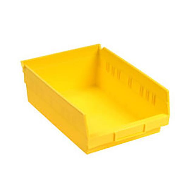 30184YELLO 30184 PLASTIC SHELF BIN NESTABLE