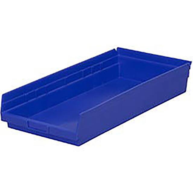 QSB116BL PLASTIC SHELF BIN NESTABLE 11-1/