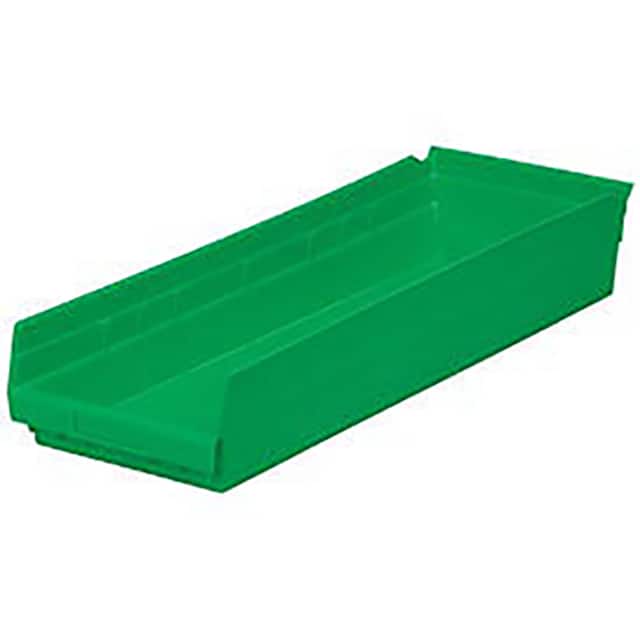 QSB114GN PLASTIC SHELF BIN NESTABLE 8-3/8