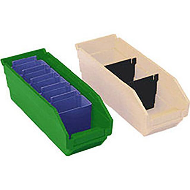 QSB114IV PLASTIC SHELF BIN NESTABLE 8-3/8