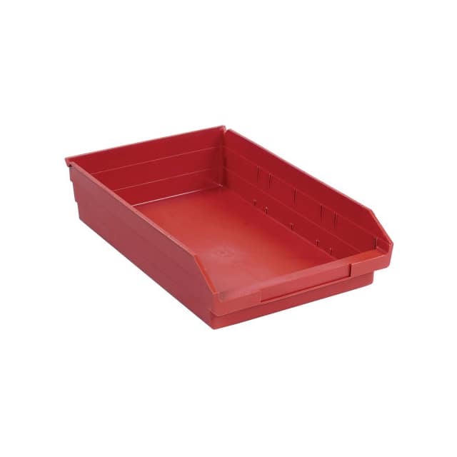 QSB110RD PLASTIC SHELF BIN NESTABLE 11-1/