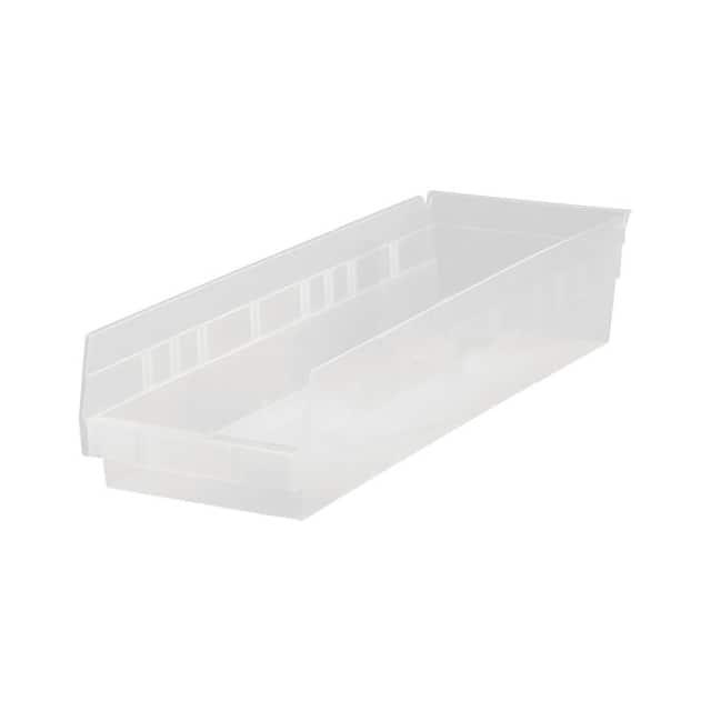 QSB108CL PLASTIC SHELF BIN, 8-3/8 X 17-7/