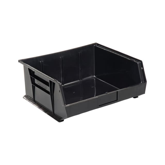 QUS250BK PLASTIC STACKING BIN 16-1/2 X 14
