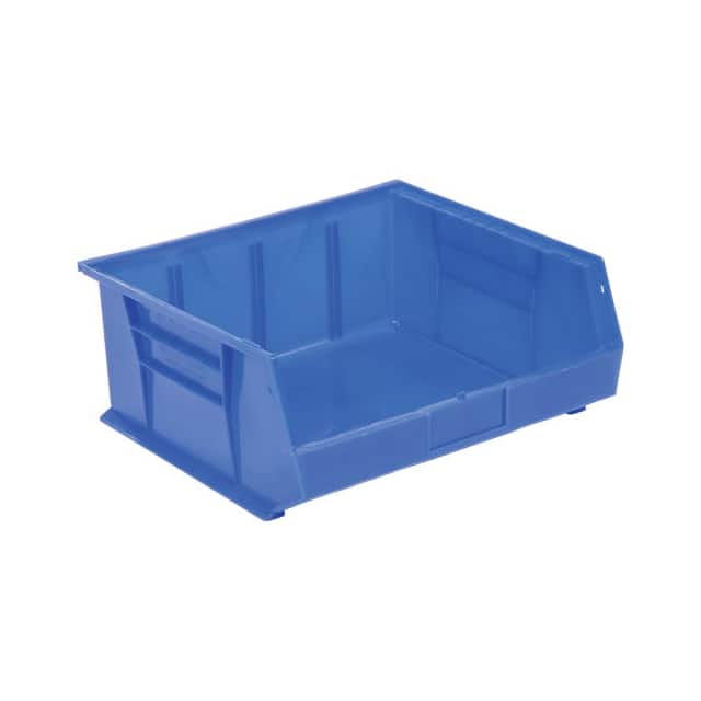 QUS250BL PLASTIC STACKING BIN 16-1/2 X 14