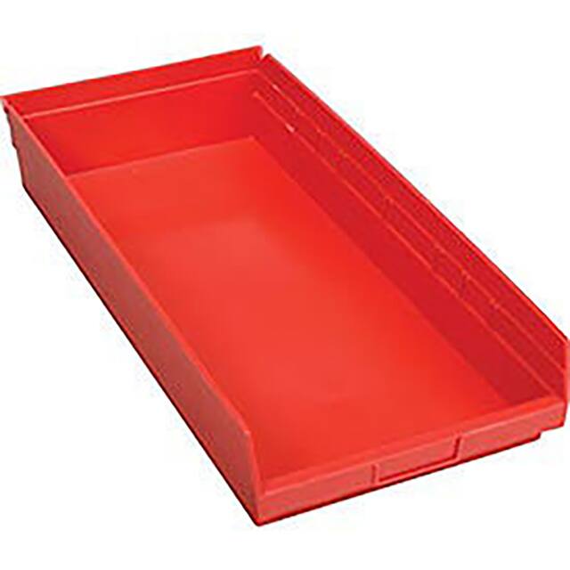 QSB116RD PLASTIC SHELF BIN NESTABLE 11-1/
