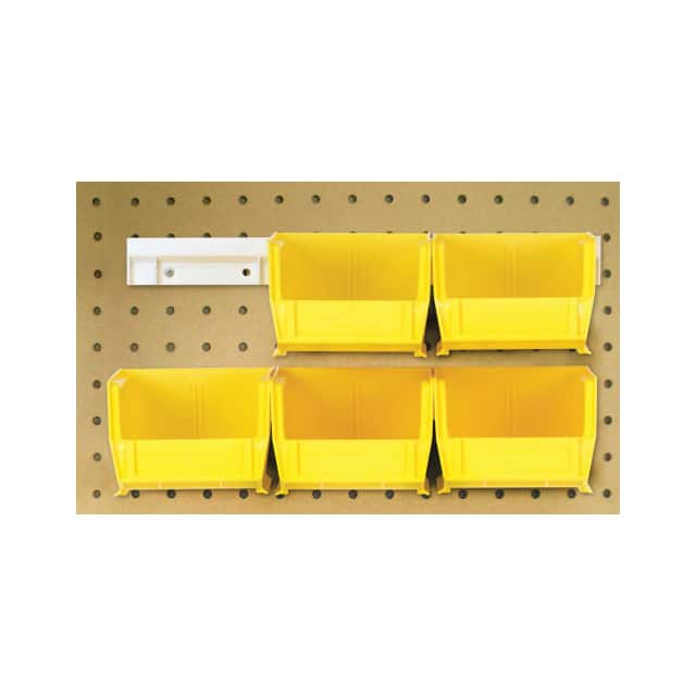 HNS210YL HANG & STACK BINS W/TWO 12" RAIL