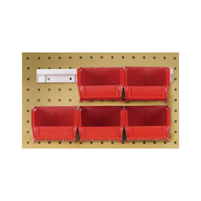 HNS220RD HANG & STACK BINS W/TWO 12" RAIL
