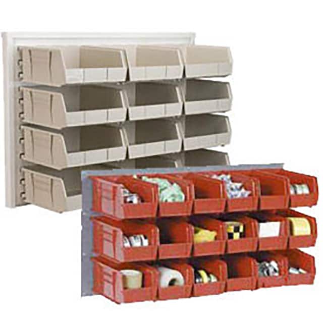 550202RD BIN RACK WALL RACK, 36X11X19, 8