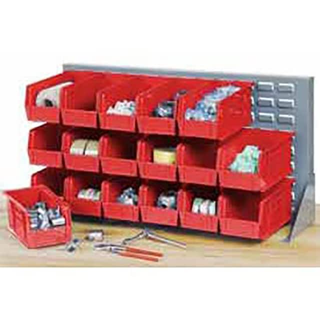 550152RD LOUVERED BENCH RACK W/(32) RED P