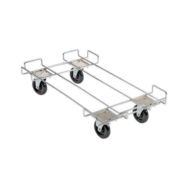 38136-00 WIRE RACK DOLLY BASE W/5" POLY S