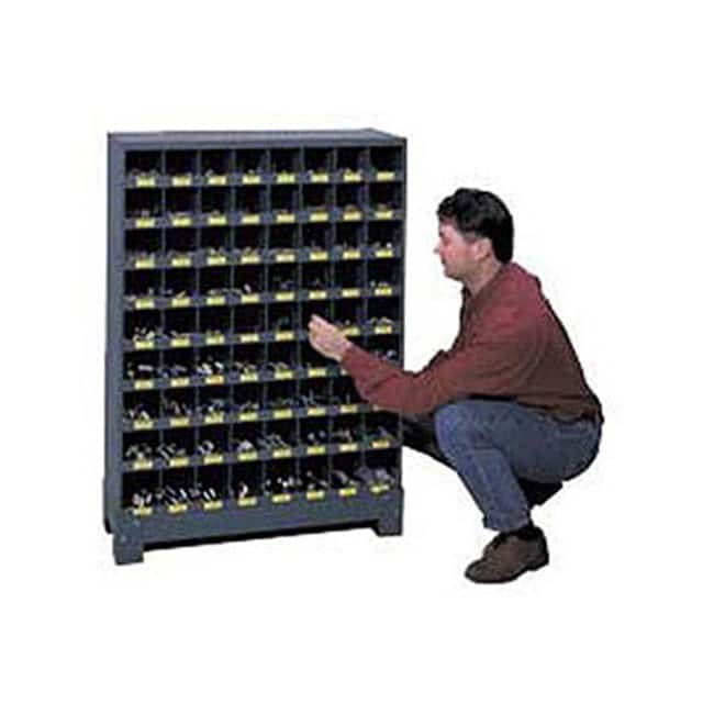363-95 ALL-WELDED STEEL BIN SHELVING, 3