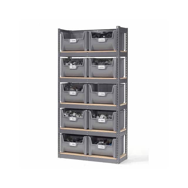 238203GY 5 SHELF BOLTLESS STEEL SHELVING