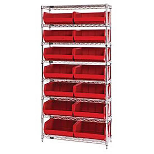 268929RD WIRE SHELVING W/14 GIANT BINS