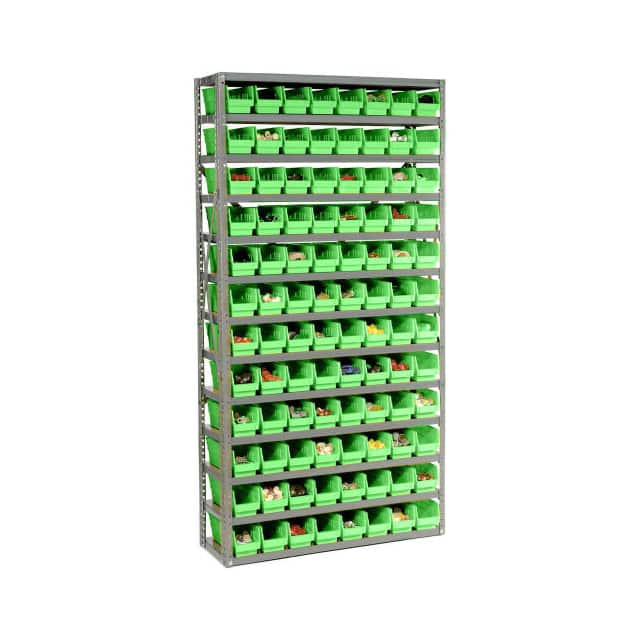 652786GN 13 SHELF STEEL SHELVING W/(144)