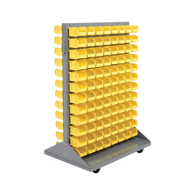 550170YL DOUBLE-SIDED MOBILE RACK W/(192)
