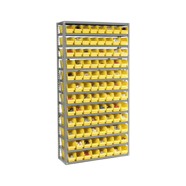 652786YL 13 SHELF STEEL SHELVING W/(144)