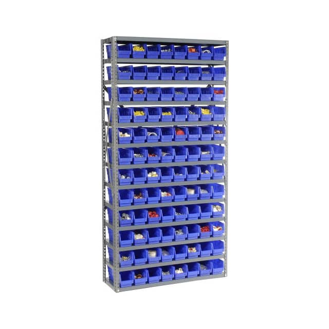 652786BL 13 SHELF STEEL SHELVING W/(144)