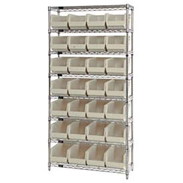 268928BG WIRE SHELVING W/28 GIANT BINS