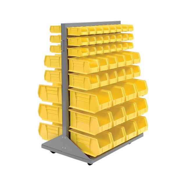 500165BL DOUBLE-SIDED MOBILE RACK W/(100)