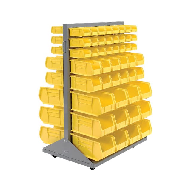500165YL DOUBLE-SIDED MOBILE RACK W/(100)