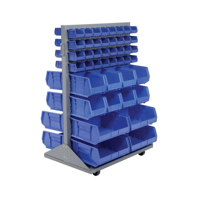 500164YL DOUBLE-SIDED MOBILE RACK W/(88)