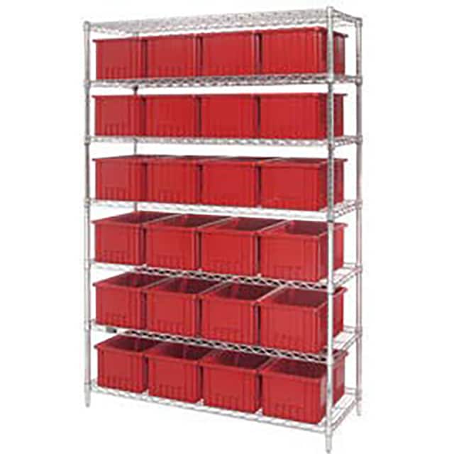 269019RD WIRE SHELVING, 24 GRID CONTAINER