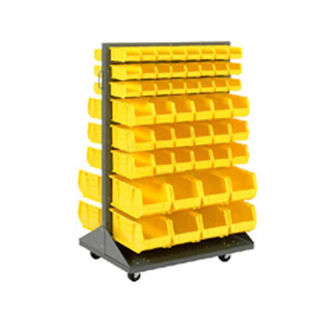 603392YL MOBILE DOUBLE SIDED FLOOR RACK W