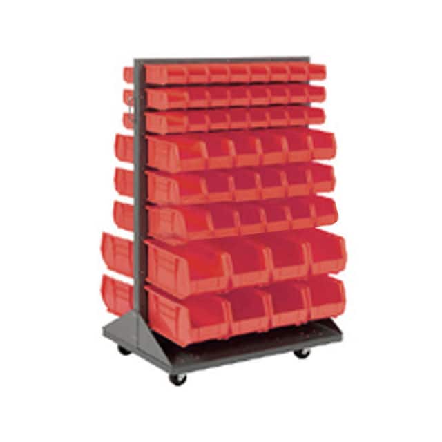 603392RD MOBILE DOUBLE SIDED FLOOR RACK W