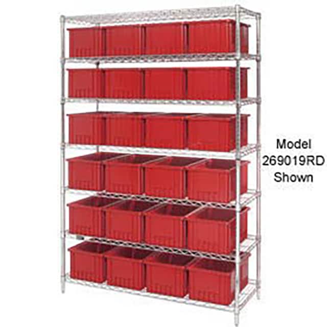 269021RD WIRE SHELVING, 24 GRID CONTAINER