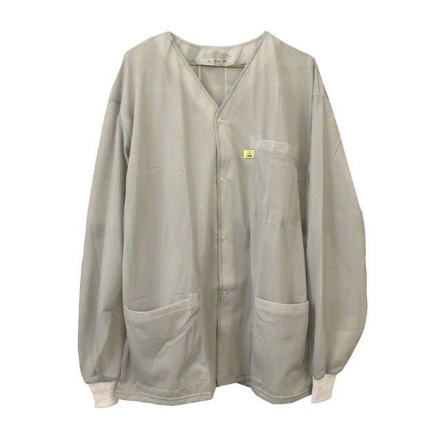 770021 SMOCK JACKET W/CUFFS GRAY SMALL