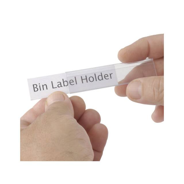 TR-0813 TRI-DEX LABEL HOLDER, 13/16X3" F