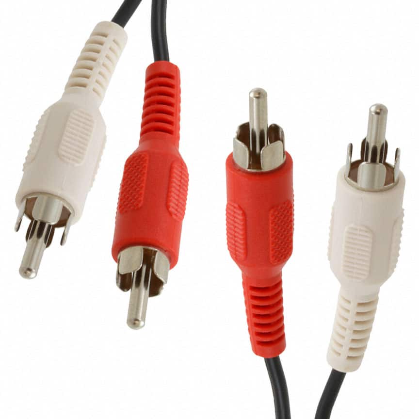 770-20011-00100 CABLE 2RCA MALE-MALE 1M