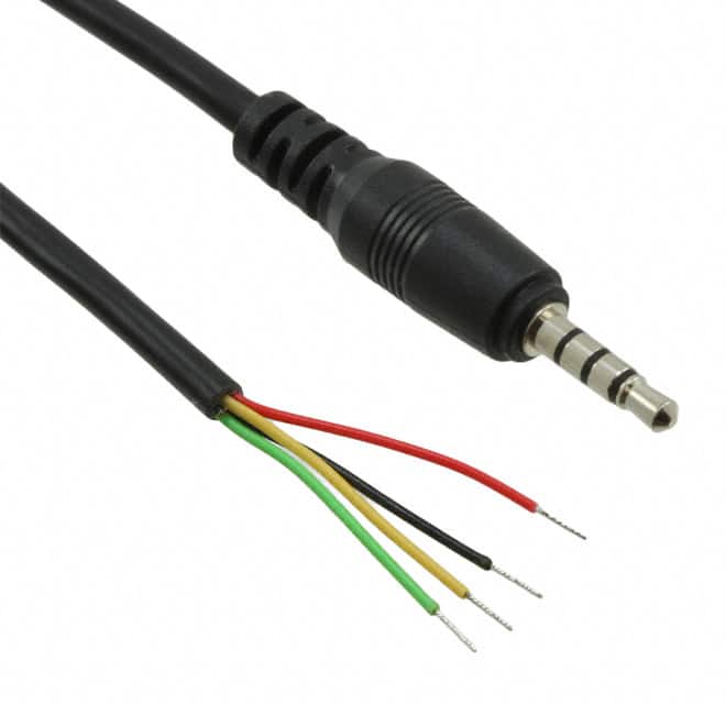 CA-254S CONN CABLE ASSY 2.5MM 4COND 6'