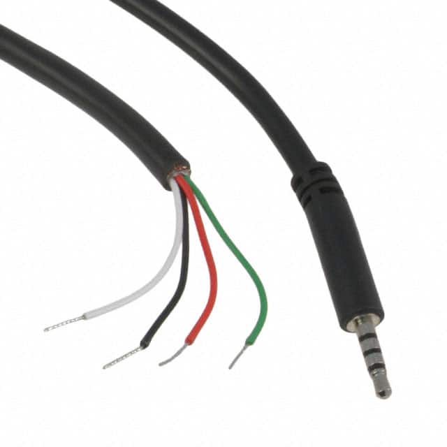 10-00340 CBL ASSY 2.5MM SLIM 6' 4C BLK