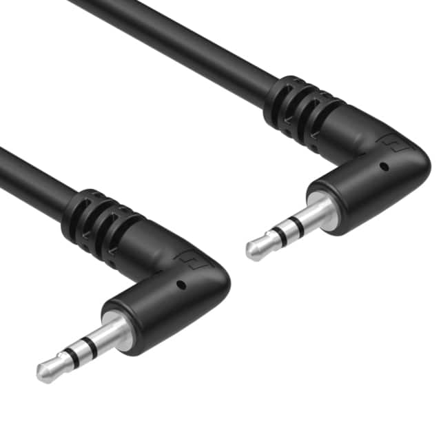 10-02130 CBL 2.5MM R/A M-M 28AWG SHLD