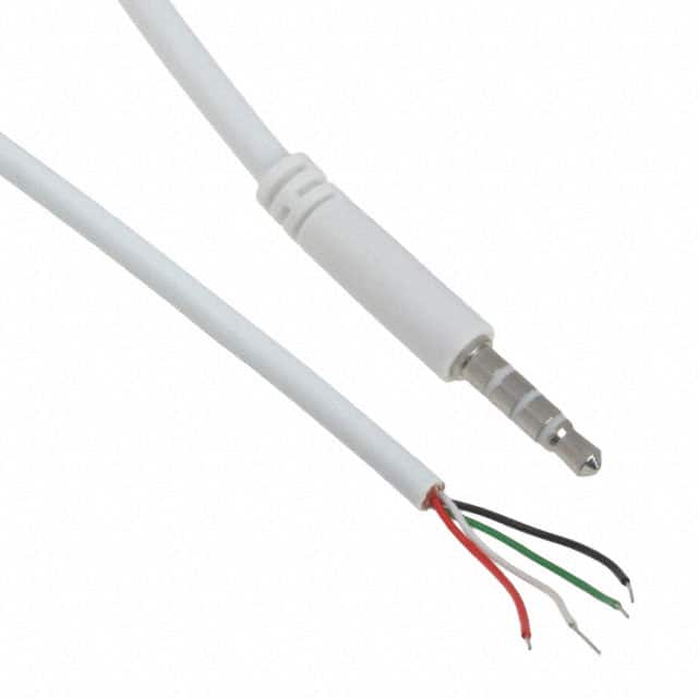 10-00332 CBL ASSY 3.5MM SLIM 6' 4C WHT