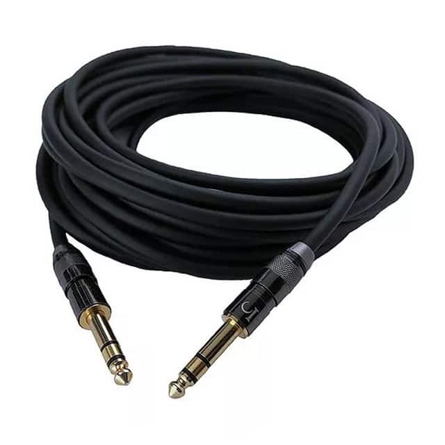 IO-BP176015-T3MBK CABLE BLACK/GOLD CONN STEREO 15'