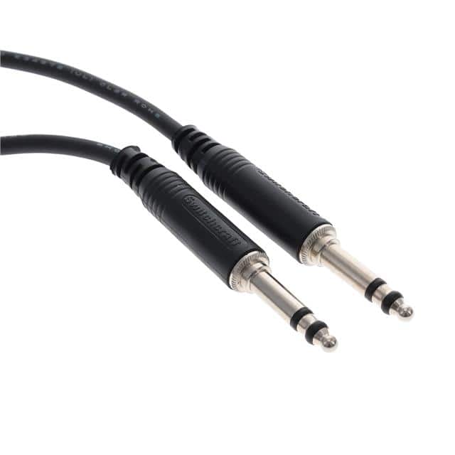 LF8BKX PATCHCORD 1/4" BLACK 8FT