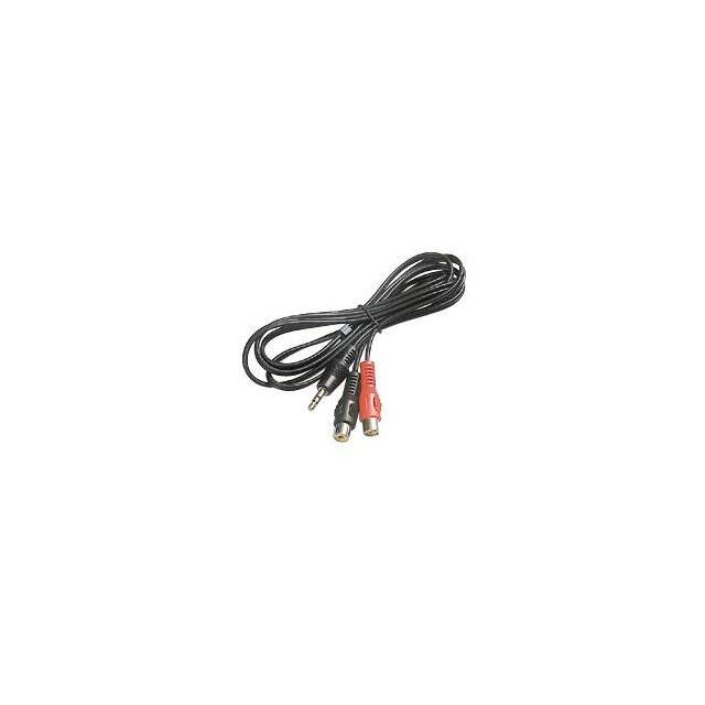 EM741106 3.5mm Stereo Male to 2XRCA Femal