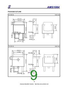 AMS1084CT-3.3 The AMS1084CT-3.3 is a 5A LDO voltage regulator from Austria Micro Systems (AMS). It features a maximum input supply voltage of 20V and is available in a TO-263-2L package.